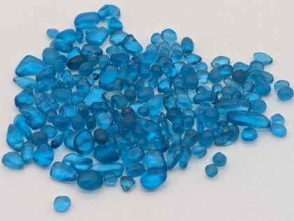 Glaskiesel gerundet, petrol 3-6 mm/25 kg